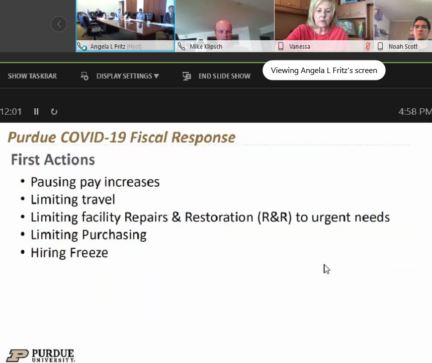 4/2/20 Purdue Board of Trustees Presentation